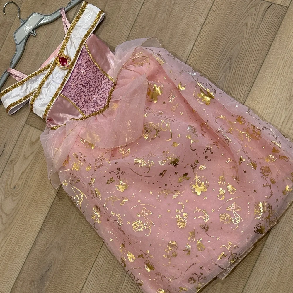 Disney Princess Aurora Deluxe Costume with Shoes - Picture 4 of 7